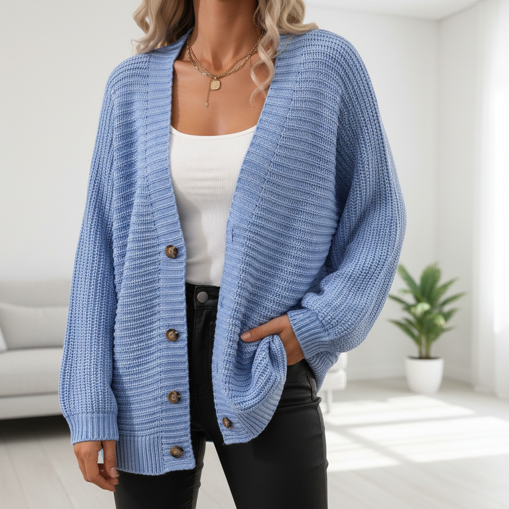 Women's Knitted Cardigan Loose Sweater