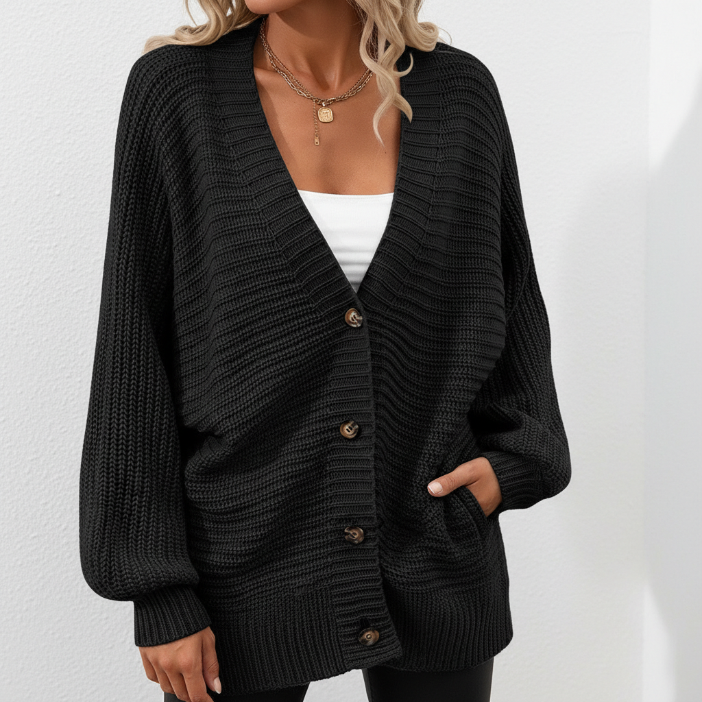 Women's Knitted Cardigan Loose Sweater