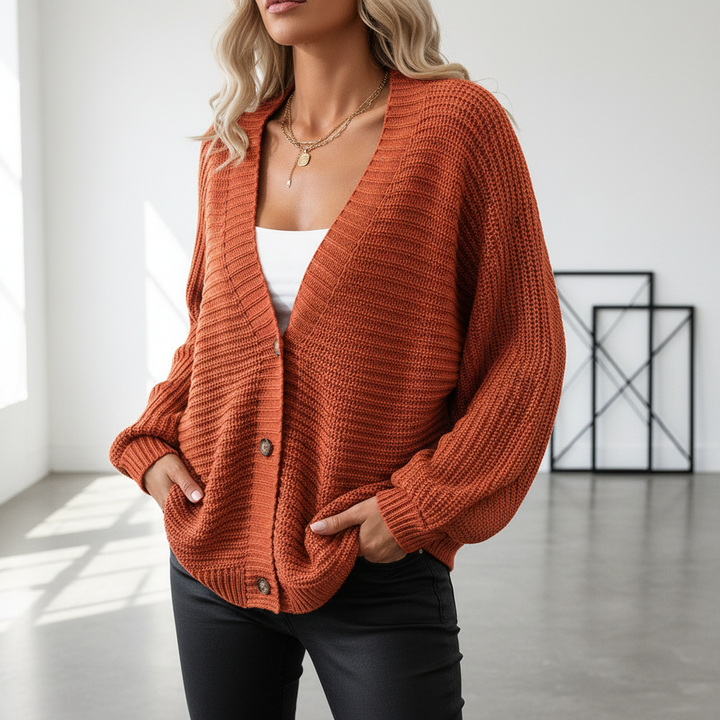 Women's Knitted Cardigan Loose Sweater
