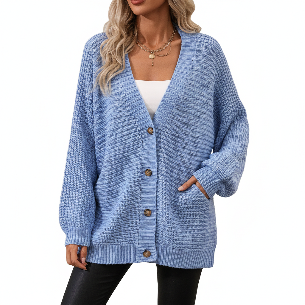 Women's Knitted Cardigan Loose Sweater