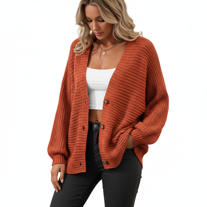 Women's Knitted Cardigan Loose Sweater