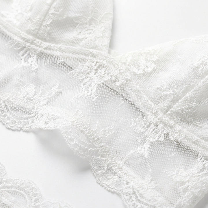 Lace Stitched Backless Small Sling Women V Neck Tank Top Underwear Vest Candy Color Bralette Clothes