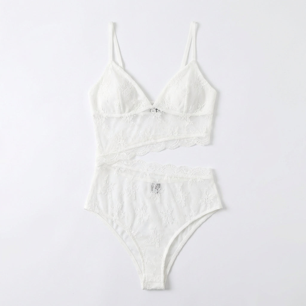 Lace Stitched Backless Small Sling Women V Neck Tank Top Underwear Vest Candy Color Bralette Clothes