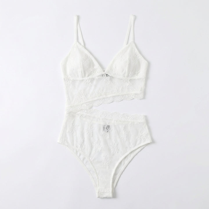 Lace Stitched Backless Small Sling Women V Neck Tank Top Underwear Vest Candy Color Bralette Clothes