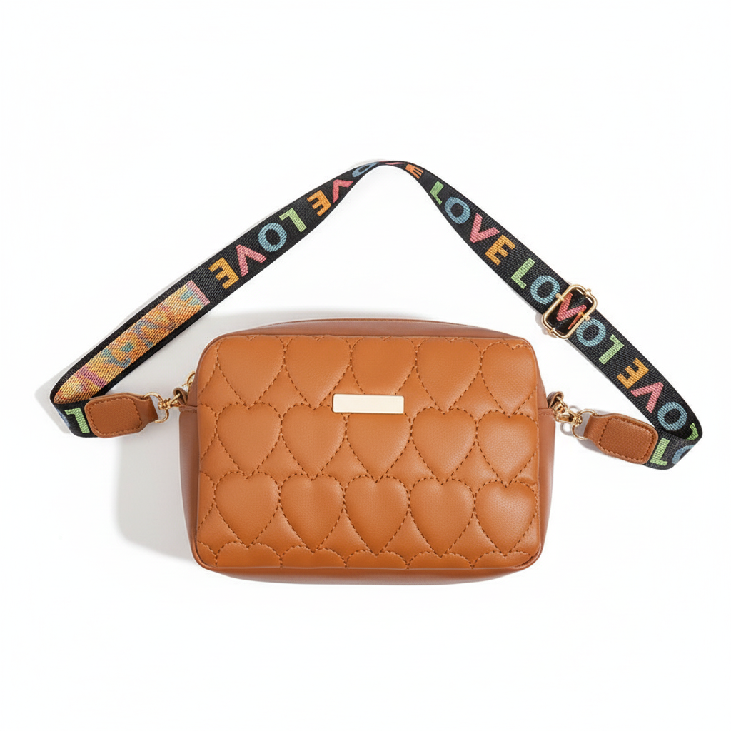 All-matching Casual Heart-shaped Embroidered Bag