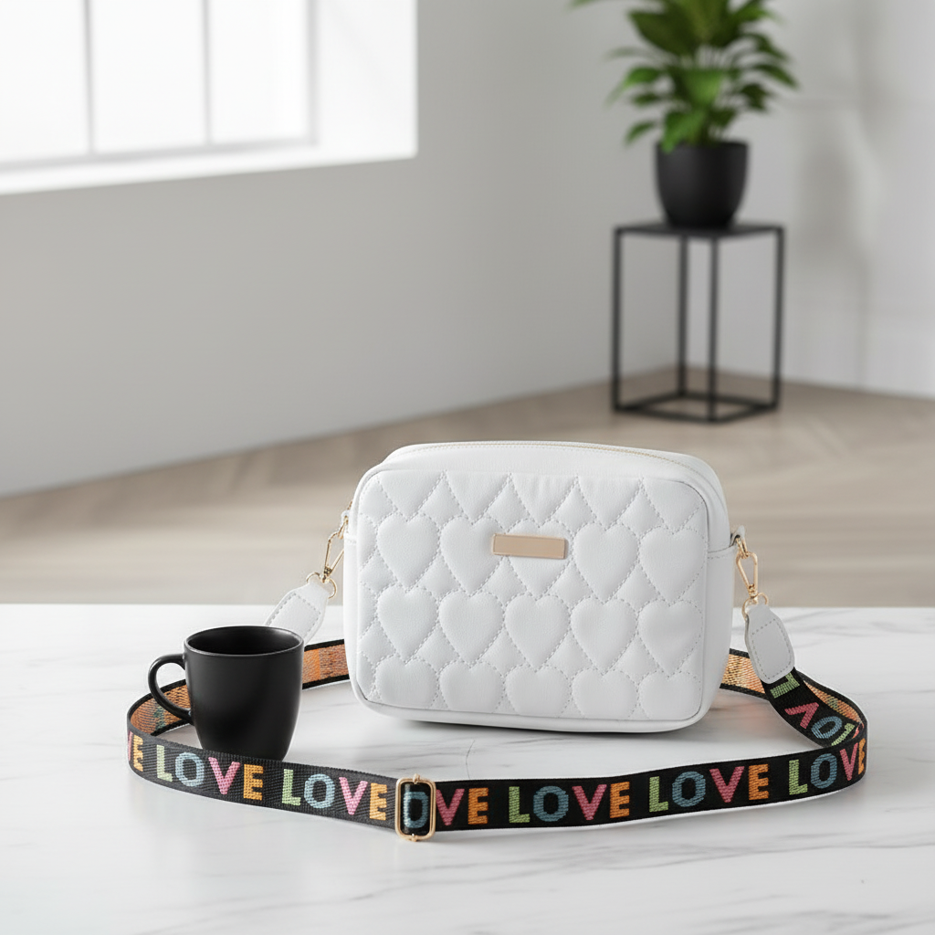 All-matching Casual Heart-shaped Embroidered Bag