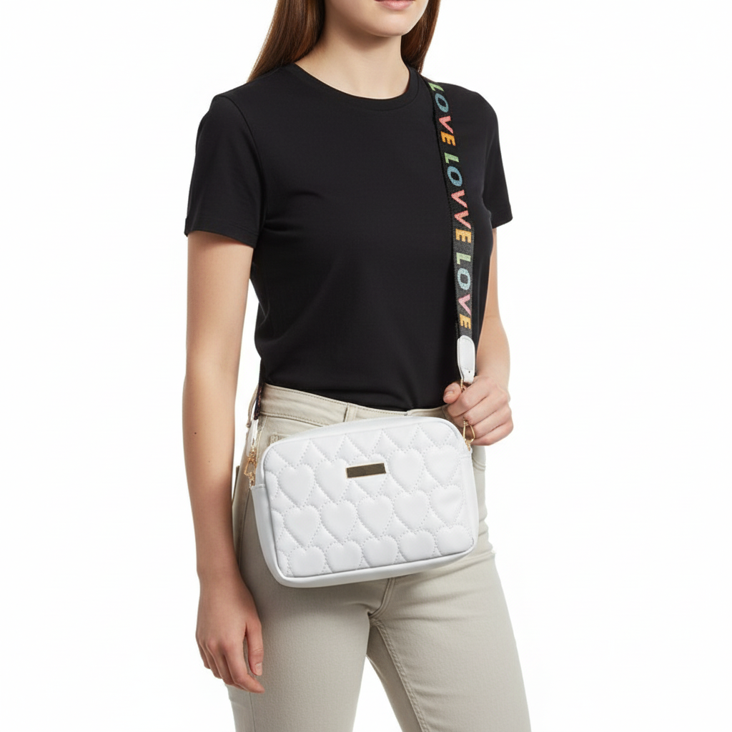 All-matching Casual Heart-shaped Embroidered Bag
