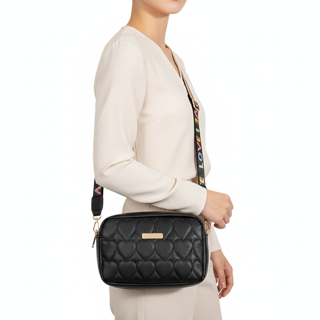 All-matching Casual Heart-shaped Embroidered Bag
