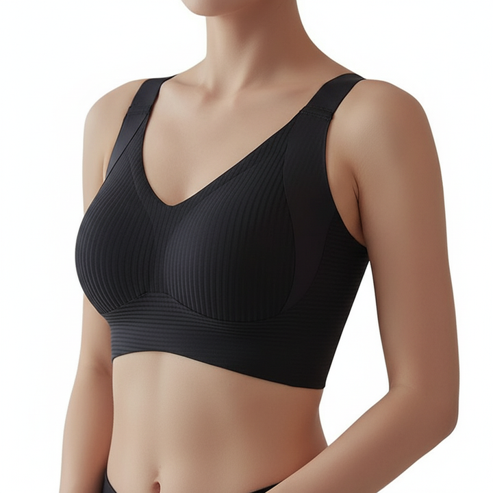 Cherie Bloom Seamless Wireless Bra – Breathable Full Support Comfort Bra