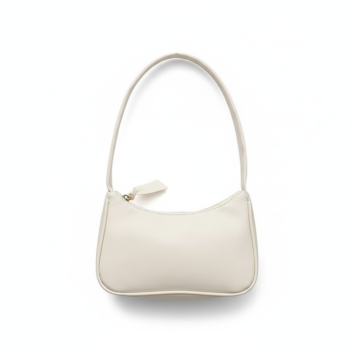 Minimalist PU Leather Underarm Shoulder Bag – Women’s Fashion Baguette Handbag
