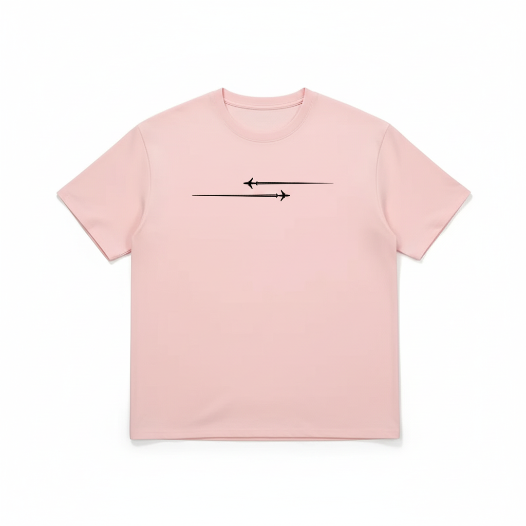 Pattern Printed Comfortable Sports Round Neck T-shirt