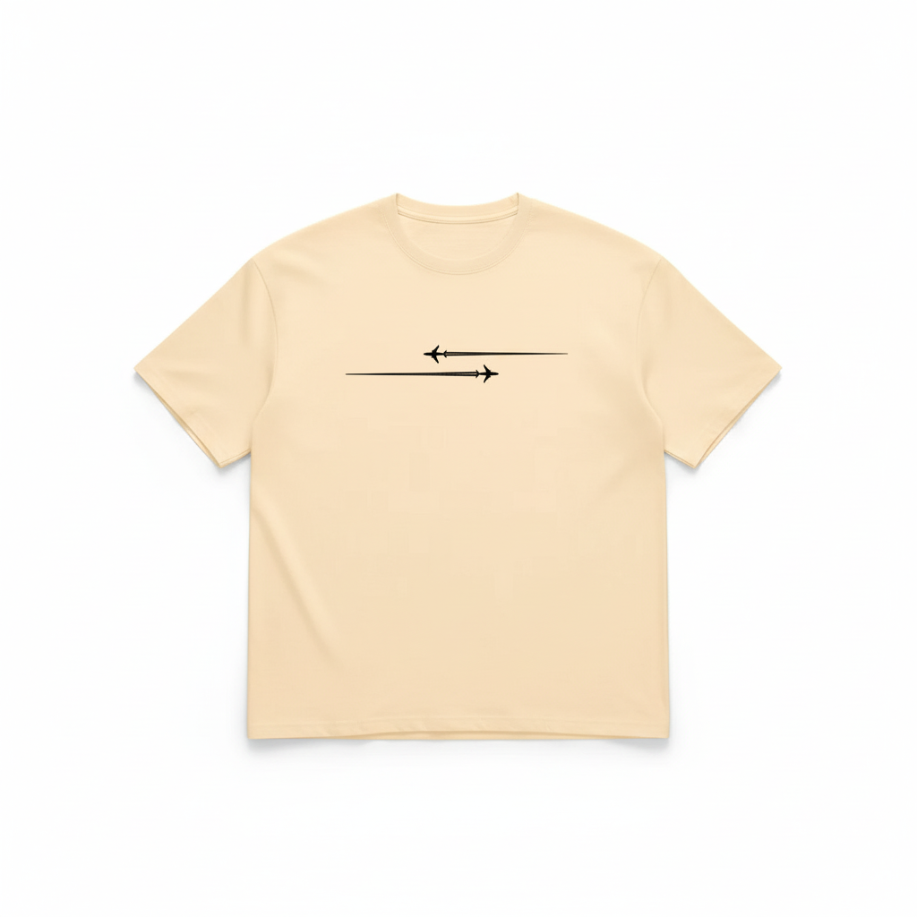 Pattern Printed Comfortable Sports Round Neck T-shirt