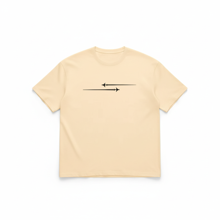 Pattern Printed Comfortable Sports Round Neck T-shirt