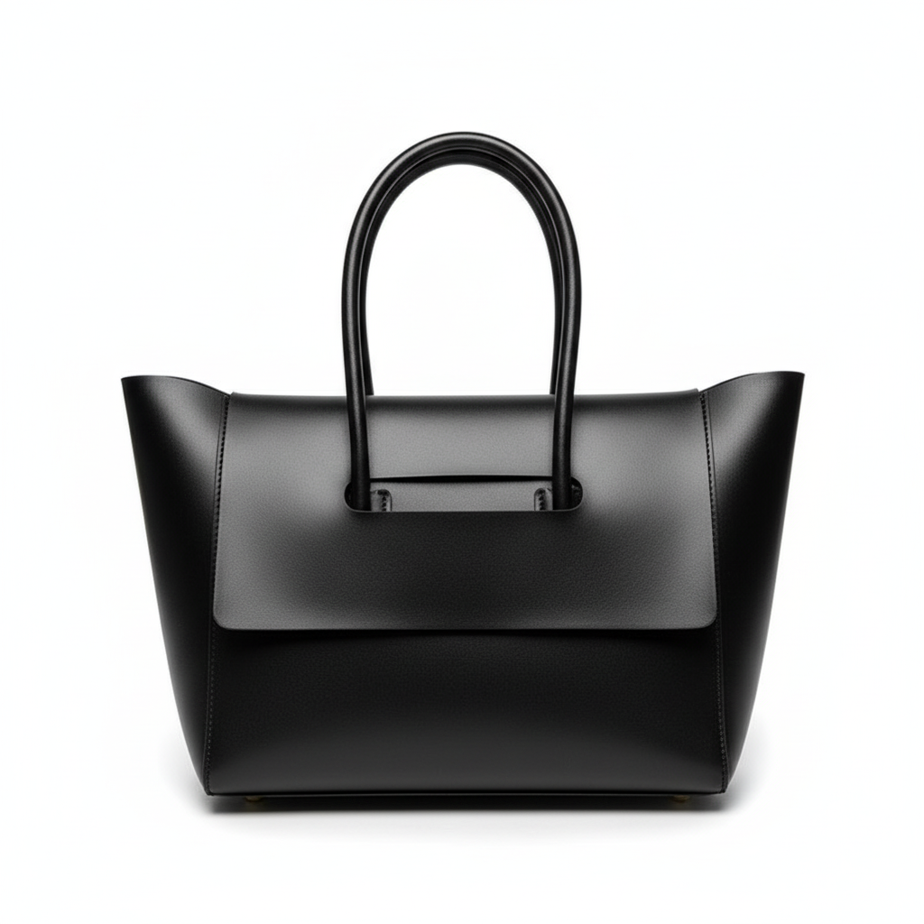 Elegant PU Leather Top Handle Tote Bag – Women’s Large Capacity Shoulder Handbag