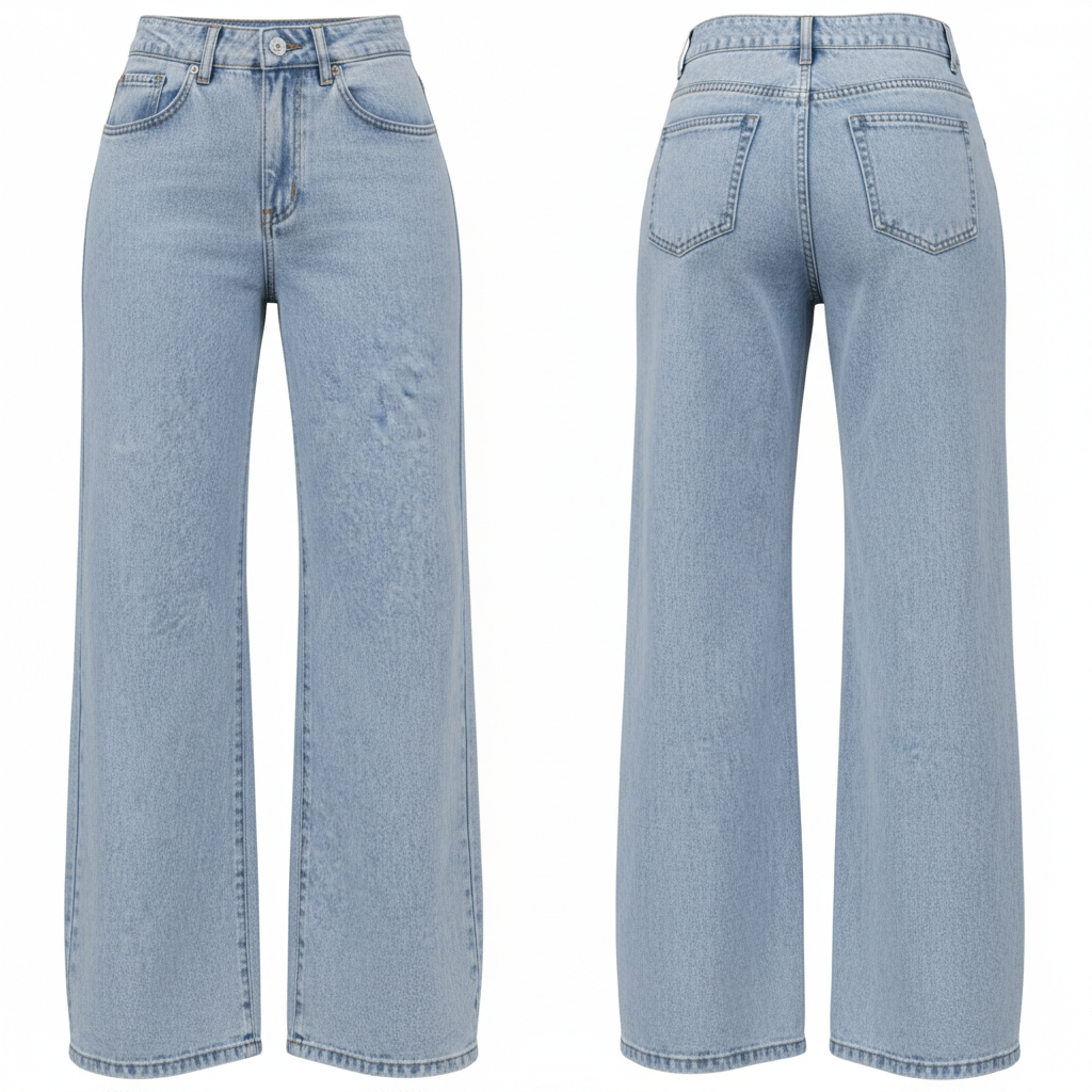 Sweet And Spicy Style High Waist Straight Jeans