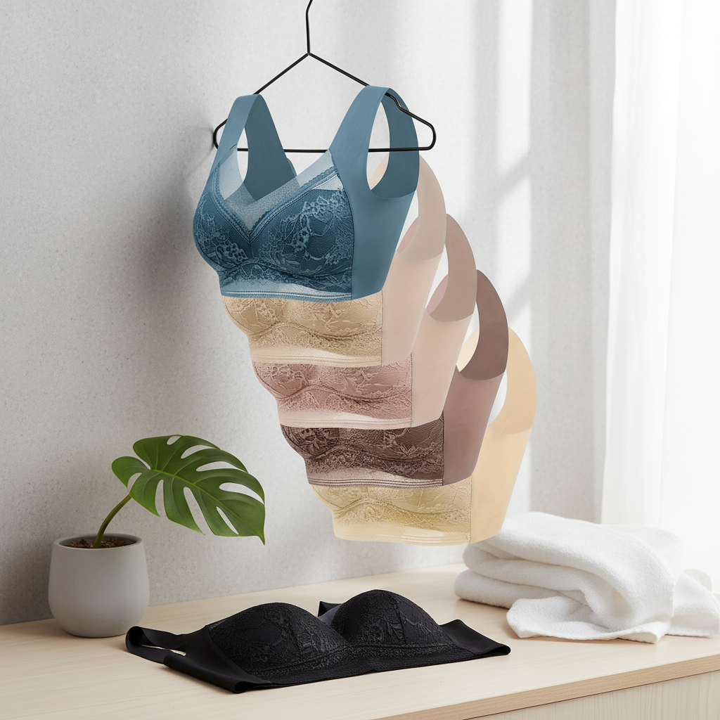Lace Beauty Back Bra – Breathable Seamless Support Bra