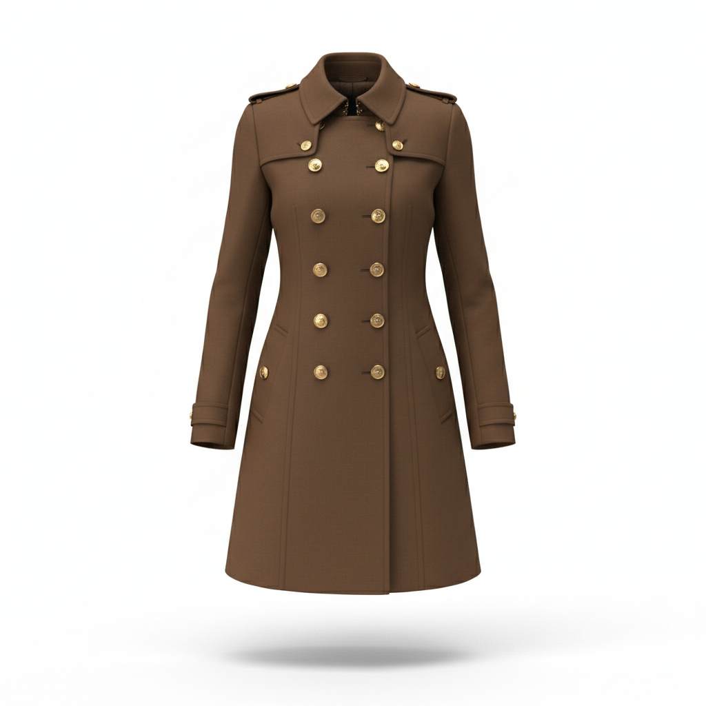 Streetwear Women Jackets Lined Double-breasted Ladies Loose Wool Overcoat Elegant Lapel Solid Pocketed Coats For Autumn Winter
