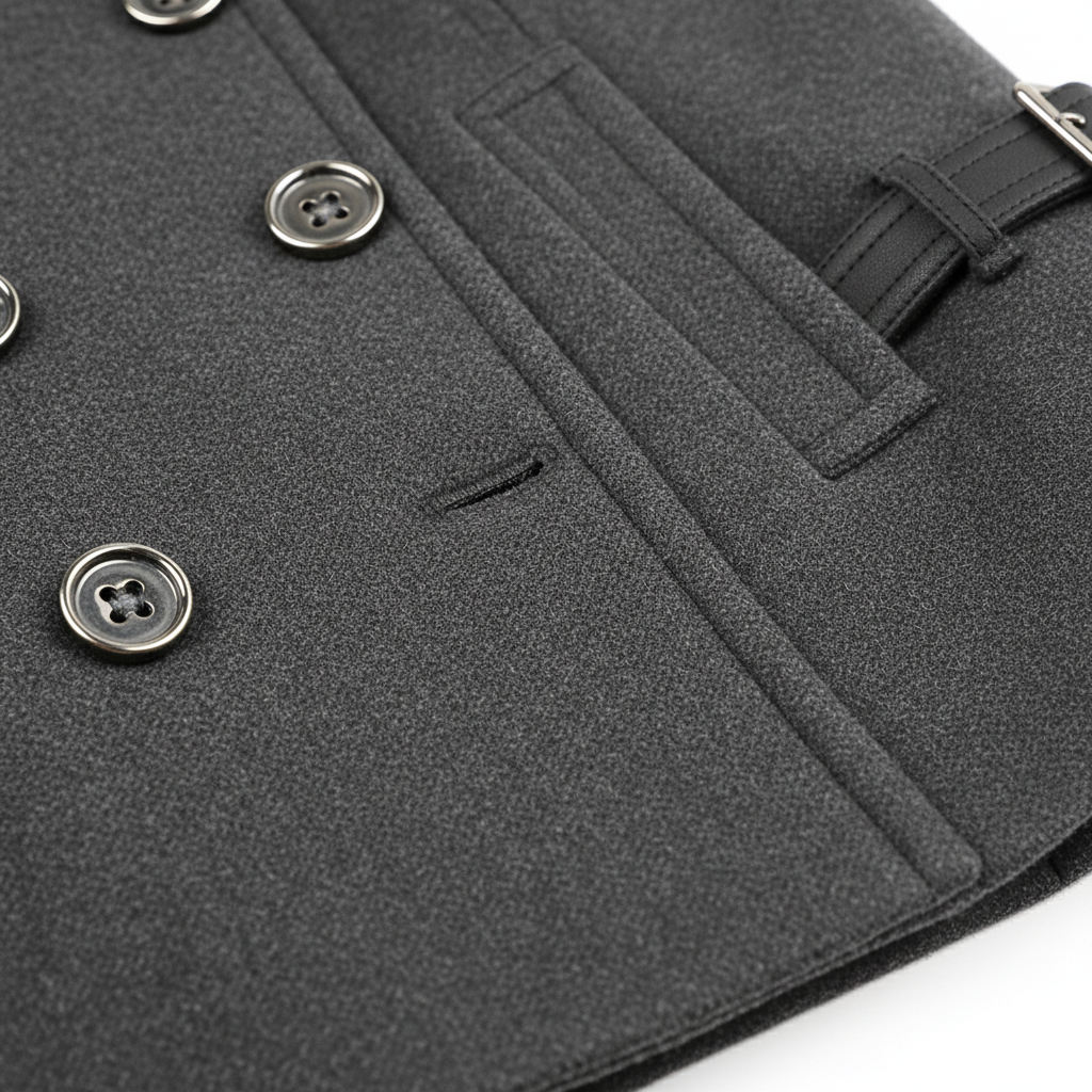 Streetwear Women Jackets Lined Double-breasted Ladies Loose Wool Overcoat Elegant Lapel Solid Pocketed Coats For Autumn Winter