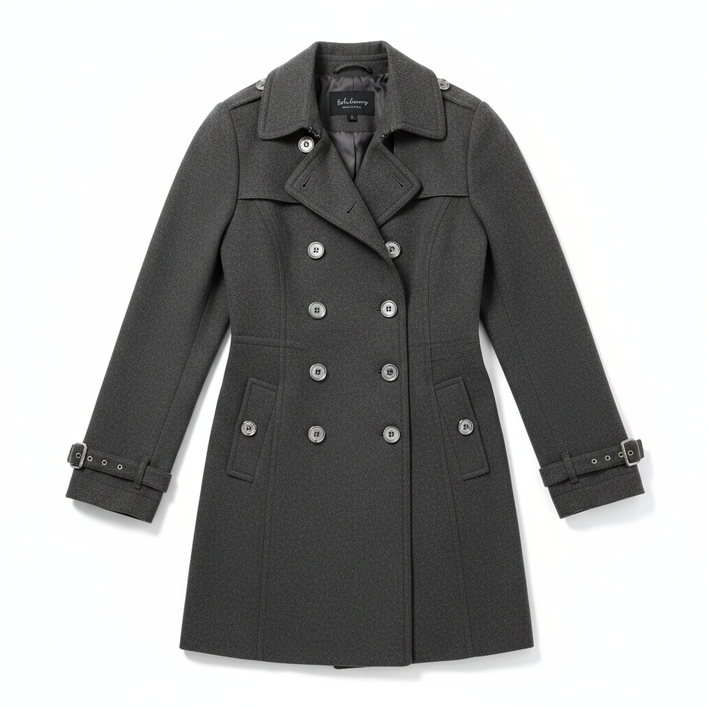 Streetwear Women Jackets Lined Double-breasted Ladies Loose Wool Overcoat Elegant Lapel Solid Pocketed Coats For Autumn Winter