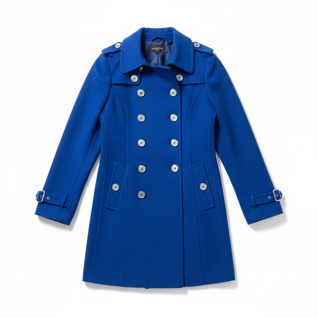 Streetwear Women Jackets Lined Double-breasted Ladies Loose Wool Overcoat Elegant Lapel Solid Pocketed Coats For Autumn Winter