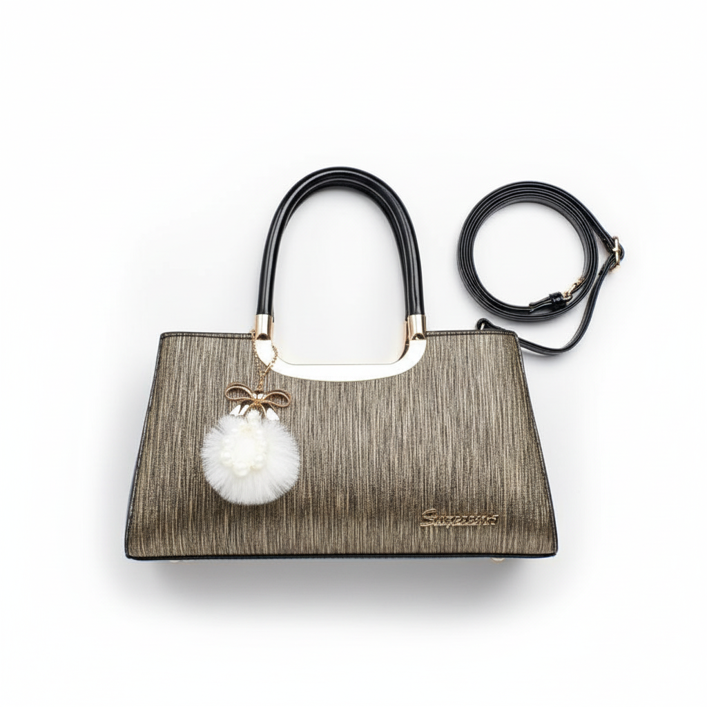 Elegant PU Leather Women’s Handbag – Fashion Top Handle Shoulder & Crossbody Bag