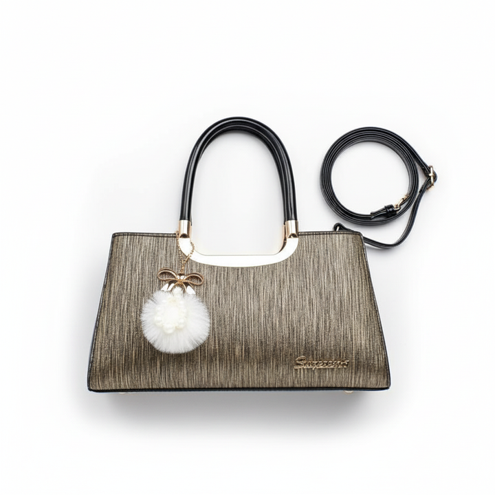 Elegant PU Leather Women’s Handbag – Fashion Top Handle Shoulder & Crossbody Bag
