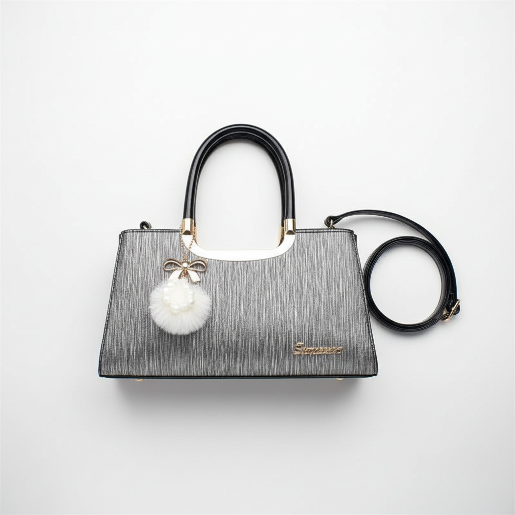 Elegant PU Leather Women’s Handbag – Fashion Top Handle Shoulder & Crossbody Bag
