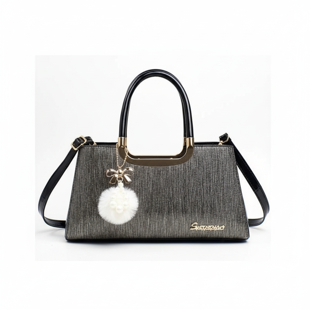 Elegant PU Leather Women’s Handbag – Fashion Top Handle Shoulder & Crossbody Bag