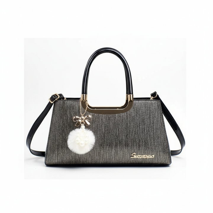Elegant PU Leather Women’s Handbag – Fashion Top Handle Shoulder & Crossbody Bag