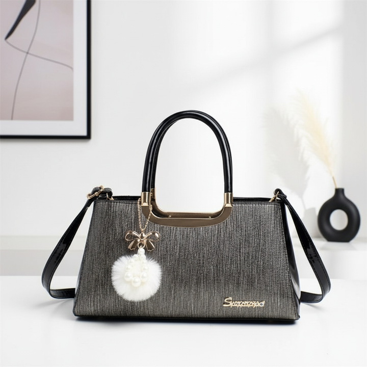 Elegant PU Leather Women’s Handbag – Fashion Top Handle Shoulder & Crossbody Bag
