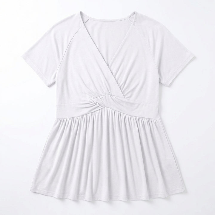 Women's Plus Size T-shirt V-neck Top