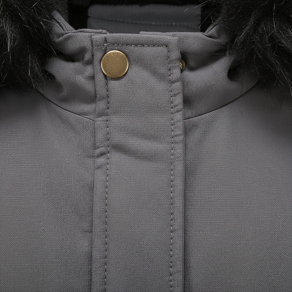 Women's Plush Hooded Parkas Winter Warm Thick  Zip-up Jackets Casual Mid-length Solid Buckle Pockets Coat Outerwear Clothing