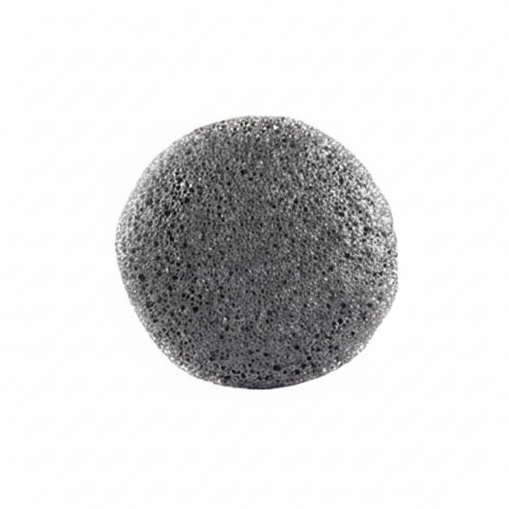 Round Konjac Facial Cleansing Sponge — Natural Konnyaku Exfoliator Face Wash Puff (5 Colours)