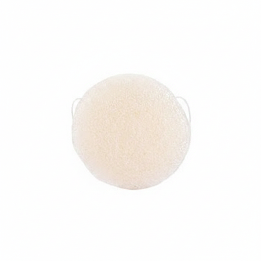 Round Konjac Facial Cleansing Sponge — Natural Konnyaku Exfoliator Face Wash Puff (5 Colours)