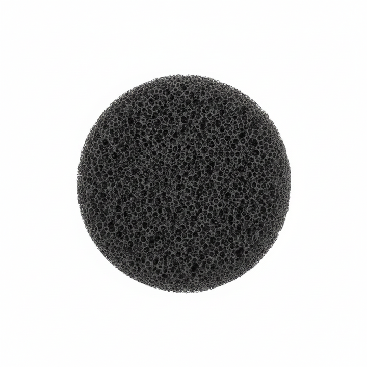 Round Konjac Facial Cleansing Sponge — Natural Konnyaku Exfoliator Face Wash Puff (5 Colours)