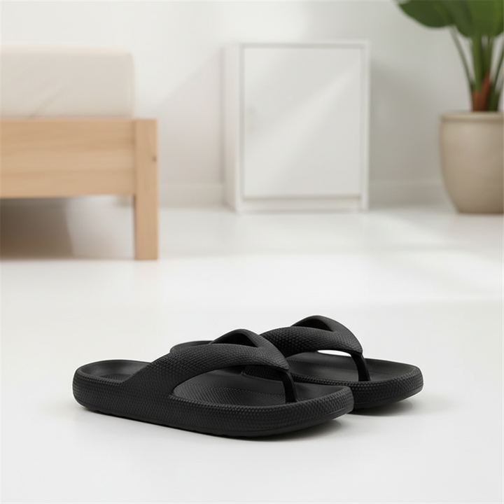 Clip Toe Shoes Eva Non-Slip Slippers Soft Sole Flip Flops Women Thick Bottom Bathroom Slides Summer