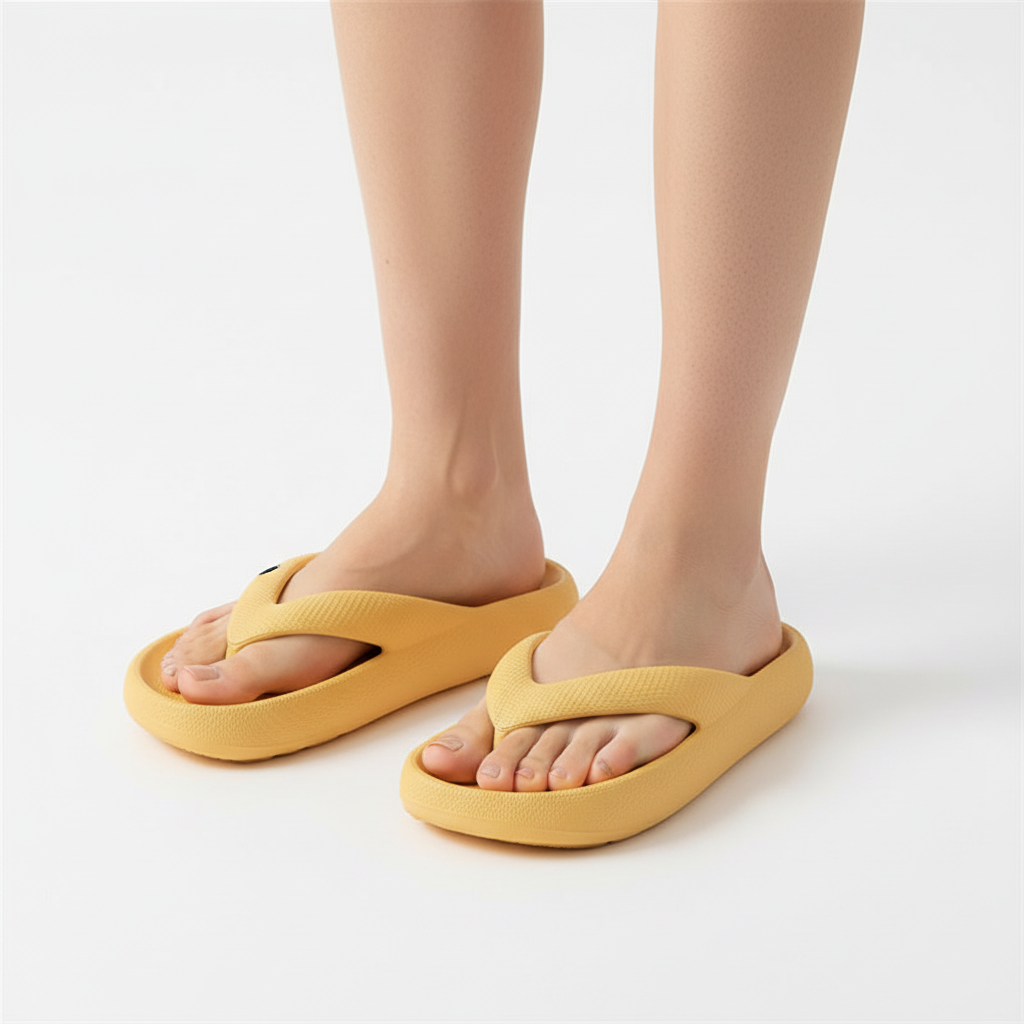 Clip Toe Shoes Eva Non-Slip Slippers Soft Sole Flip Flops Women Thick Bottom Bathroom Slides Summer