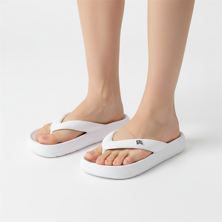 Clip Toe Shoes Eva Non-Slip Slippers Soft Sole Flip Flops Women Thick Bottom Bathroom Slides Summer