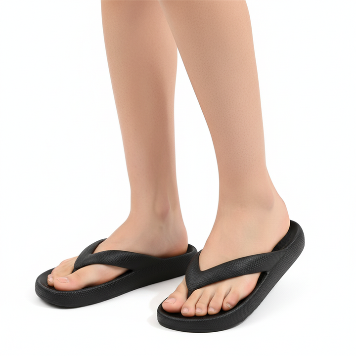 Clip Toe Shoes Eva Non-Slip Slippers Soft Sole Flip Flops Women Thick Bottom Bathroom Slides Summer