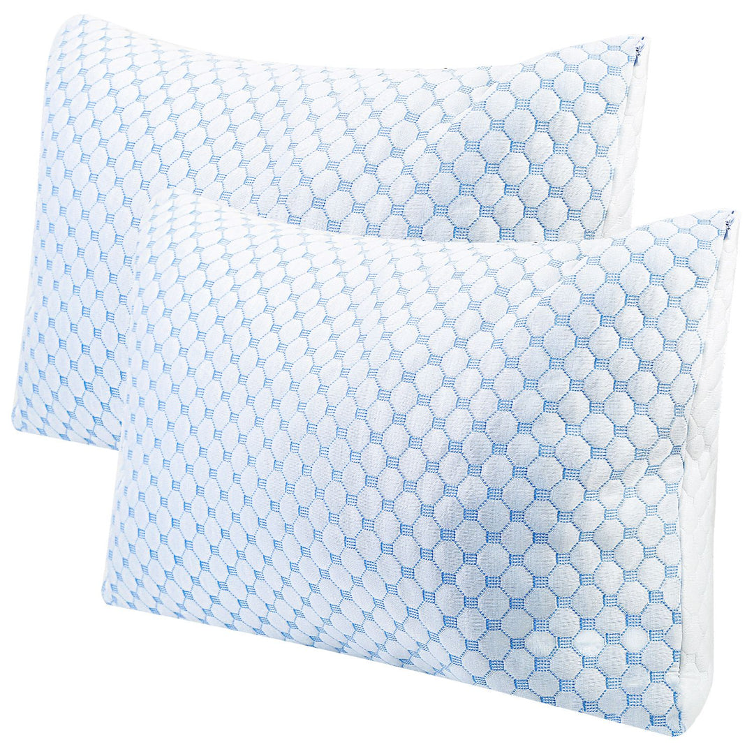 Decorative Throw Pillows — Set of 2, Soft Filled Cushions for Sofa, Bed & Living Room