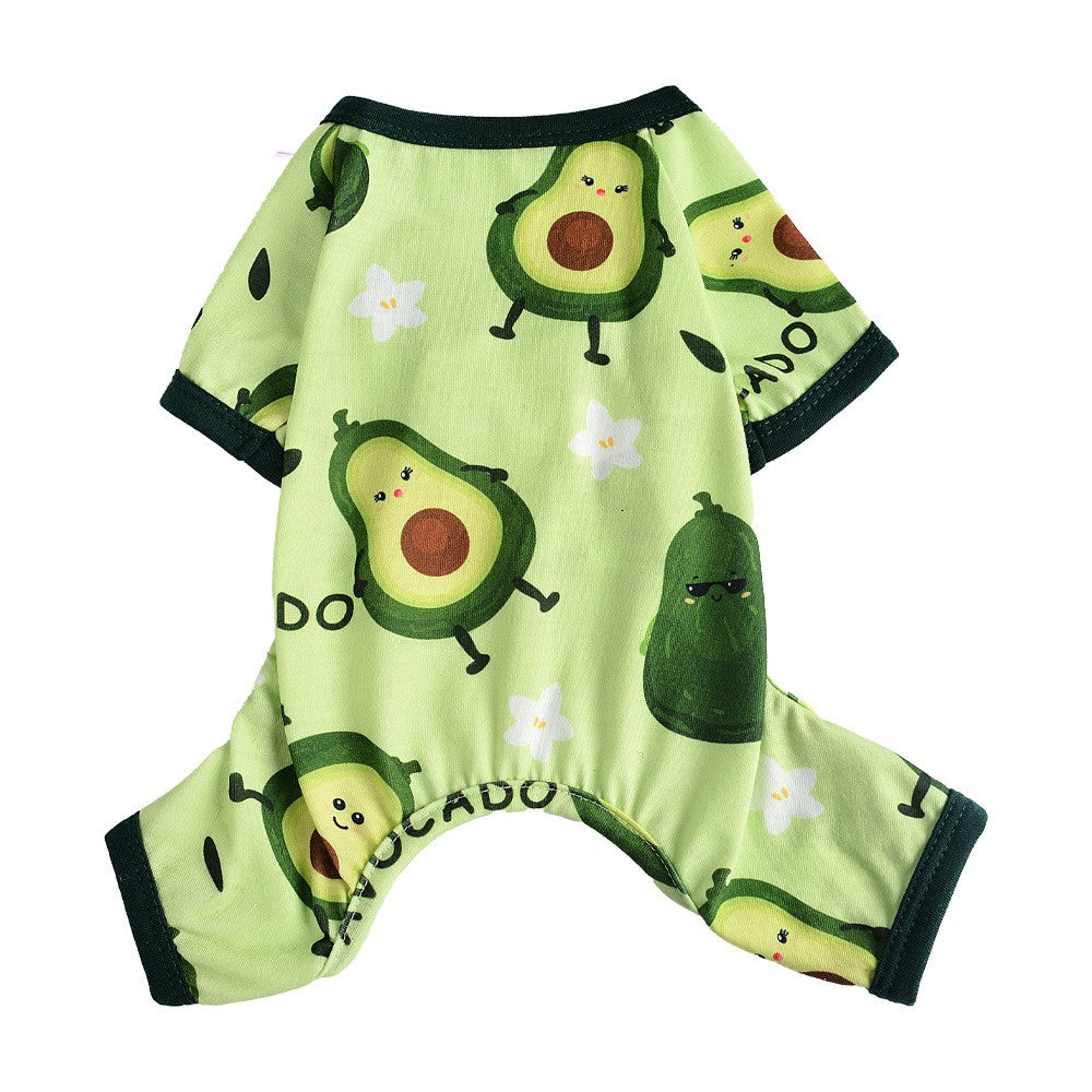 Four-Legged Pet Pajamas – Soft Cotton Dog Jumpsuit