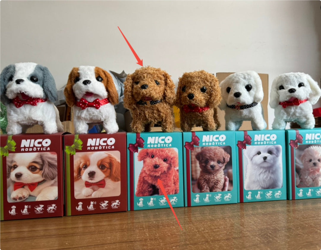 Robot Puppy Short Plush Doll