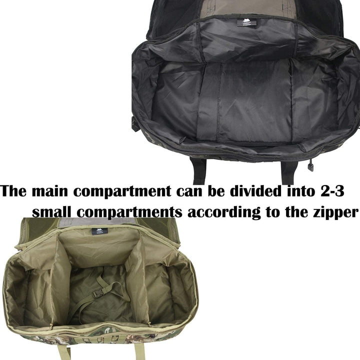 85L Tactical Gym Duffle Bag – Waterproof 3-in-1 Travel Backpack