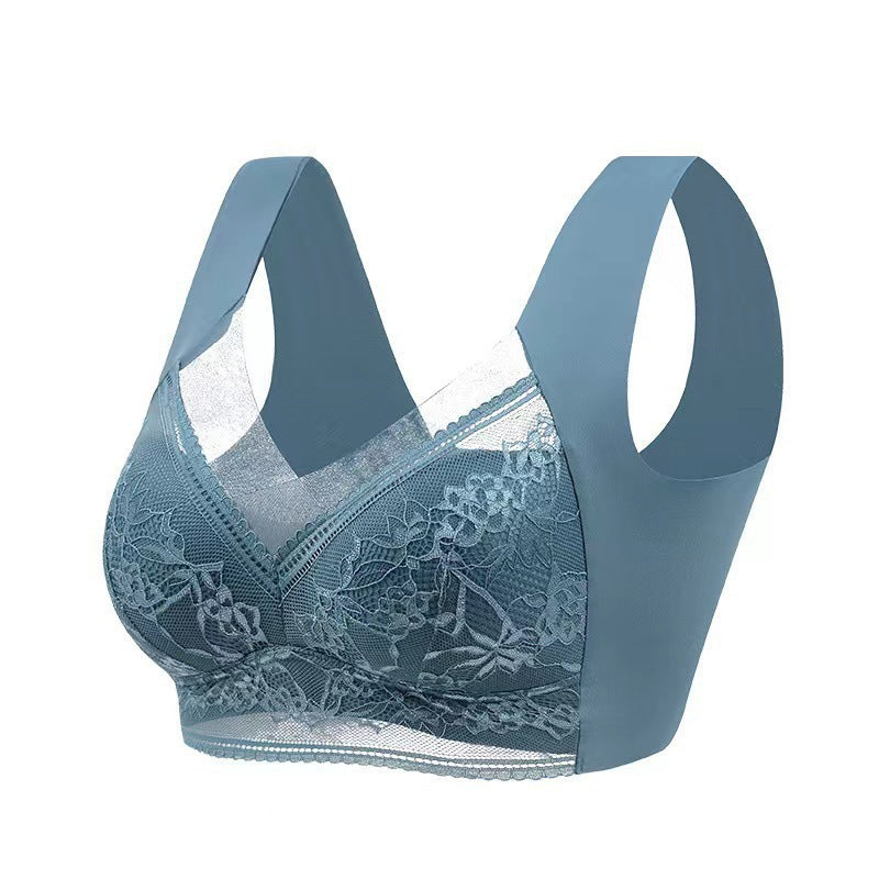 Lace Beauty Back Bra – Breathable Seamless Support Bra
