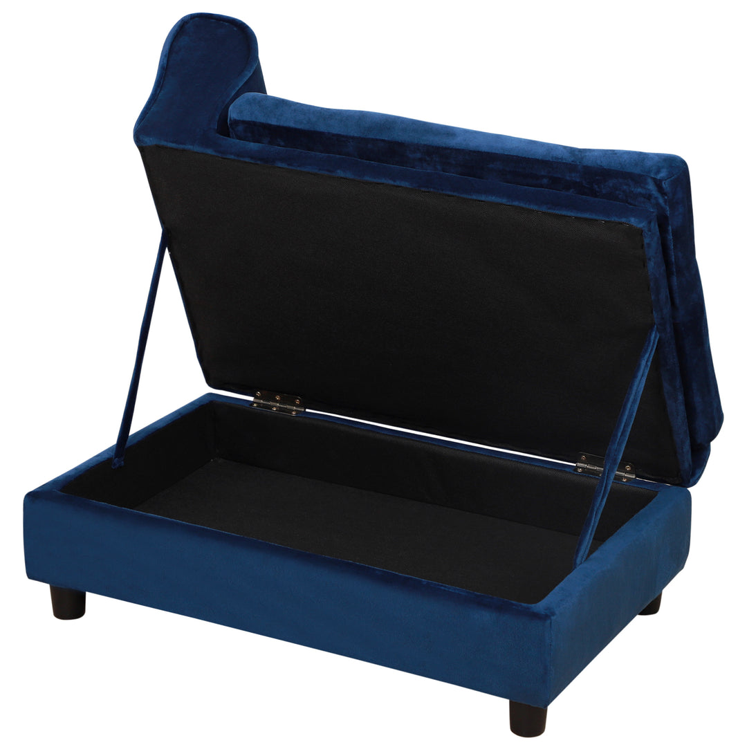 Luxury Small Dog Sofa Bed with Hidden Storage – Modern Pet Couch