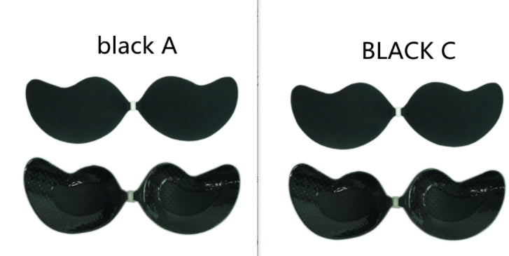 Deep V Invisible Silicone Bra – Strapless Push-Up Adhesive Bra