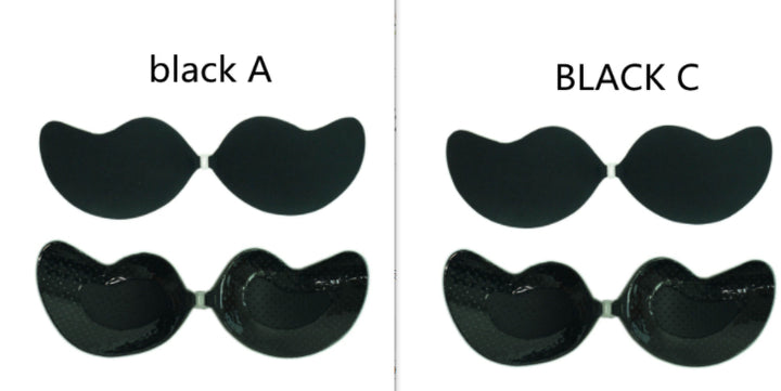 Deep V Invisible Silicone Bra – Strapless Push-Up Adhesive Bra