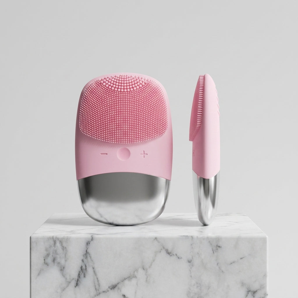 Mini Silicone Electric Face Cleansing Brush Electric Facial Cleanser Facial Cleansing Brush Skin Massager Skin Care Tools