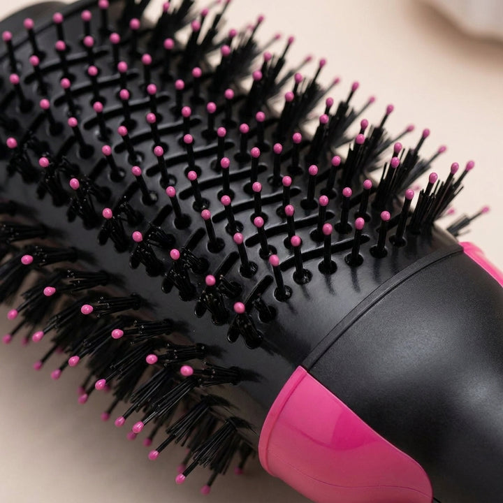 4-in-1 Hot Hair Brush Dryer Comb — Volumizer for Straightening, Curling & Drying