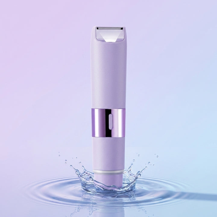 2-in-1 Bikini Trimmer for Women — IPX5 Waterproof Cordless Body Shaver, Wet & Dry Use, Rechargeable